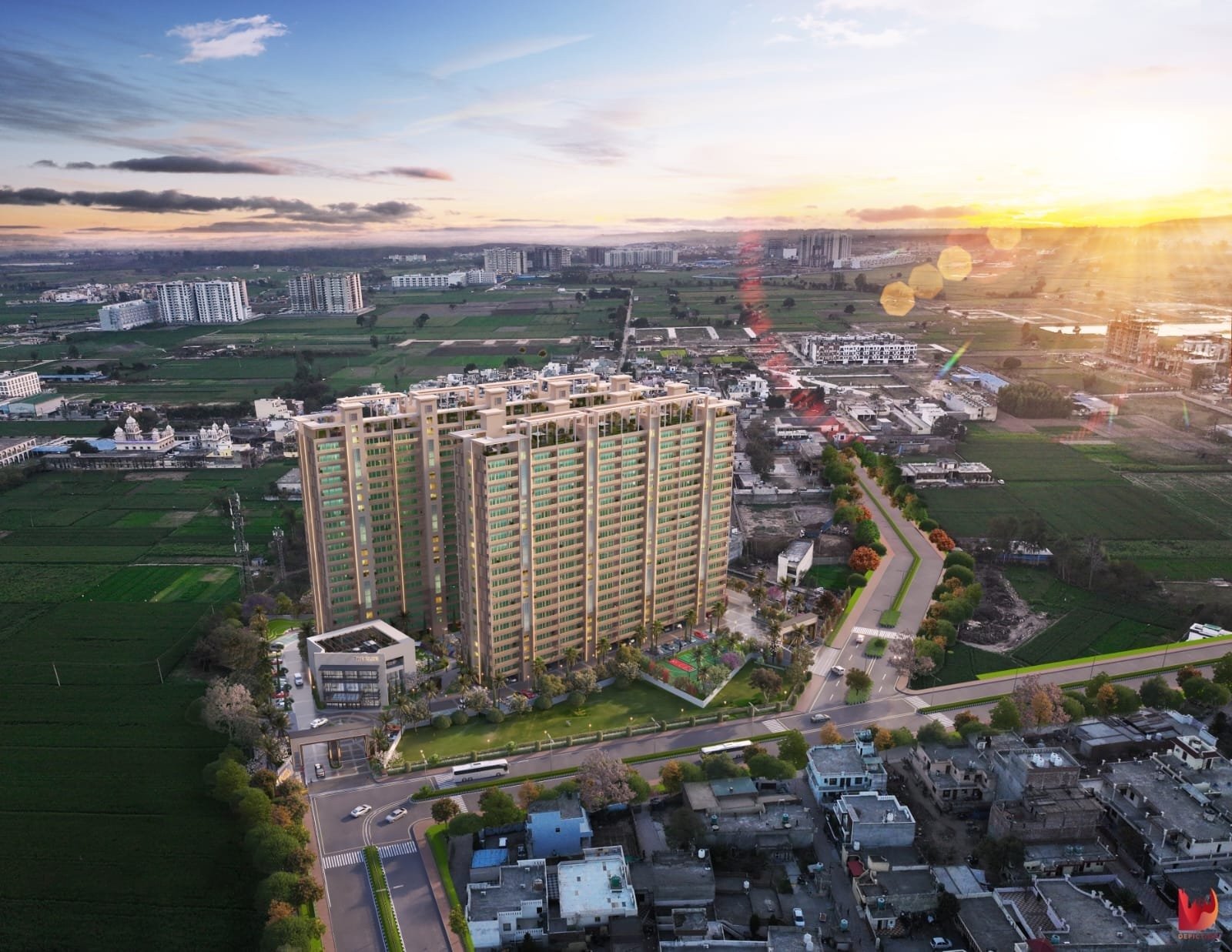 3 bhk luxury flat in zirakpur