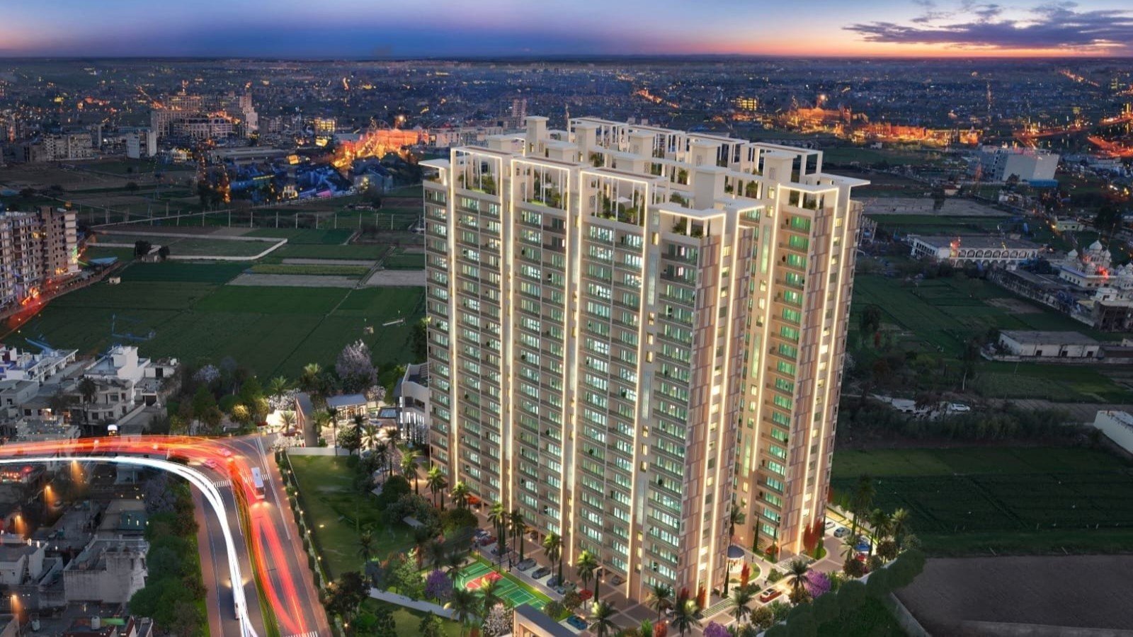 Rosero Elena 3BHK flats in Zirakpur near Chandigarh