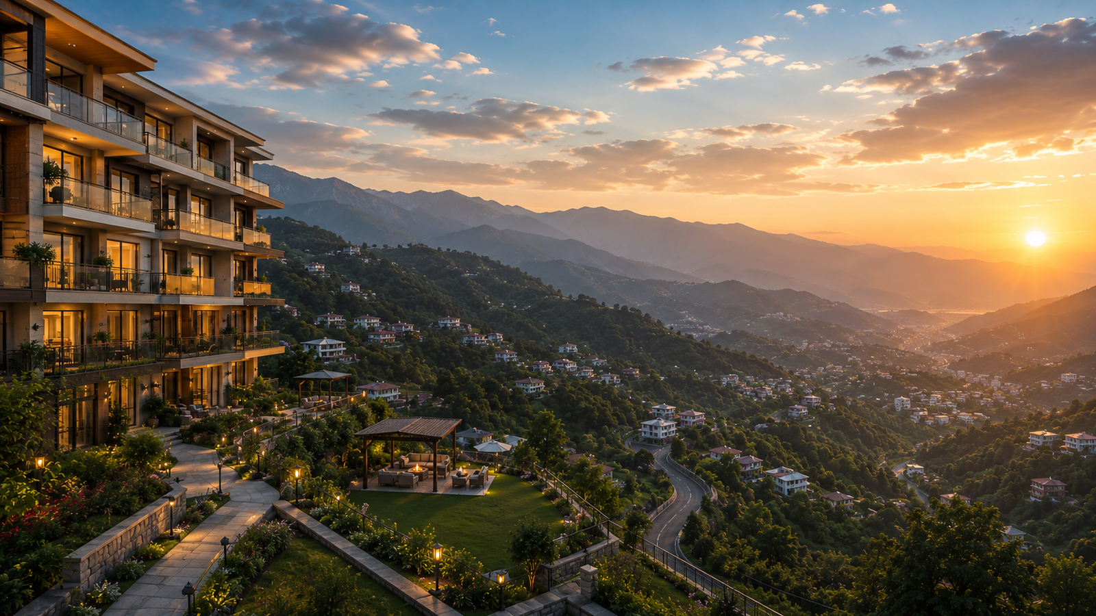 Luxury flats in Himachal Pradesh at Nestling Wood Kumarhatti
